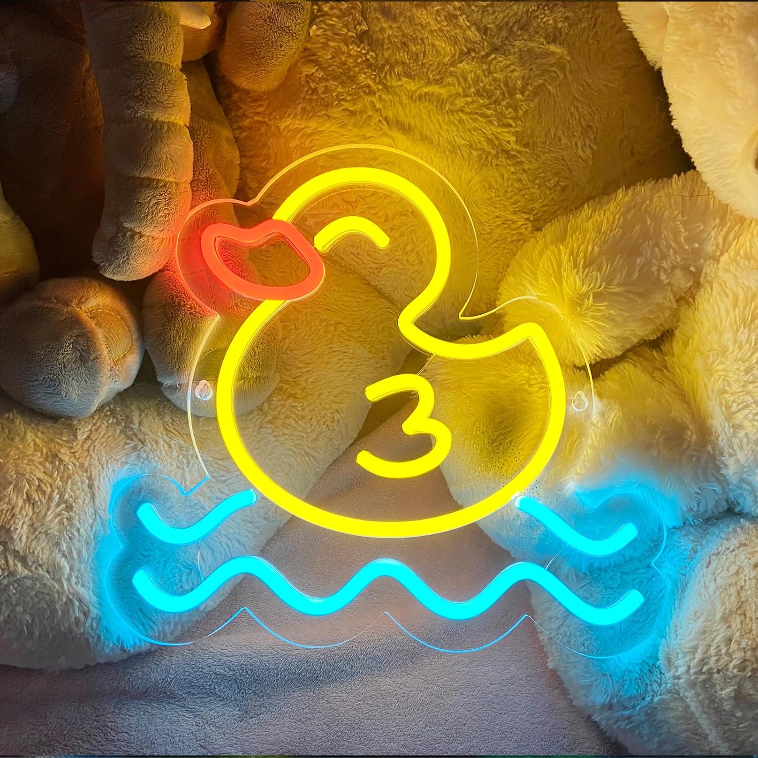 Eend Neonreclame LED Wanddecor - Baby Nursery Wall Lights recensie en prijs