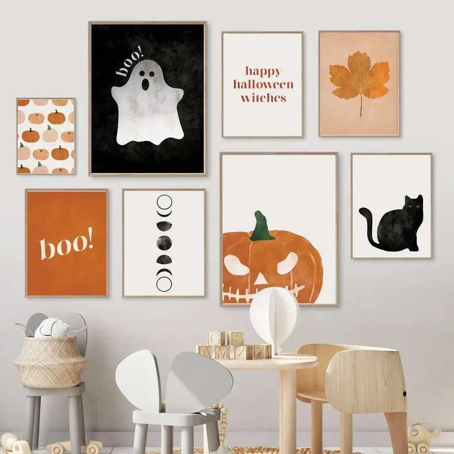 Kat Halloween Soul Pumpkin Wal - Baby Nursery Boy recensie en prijs